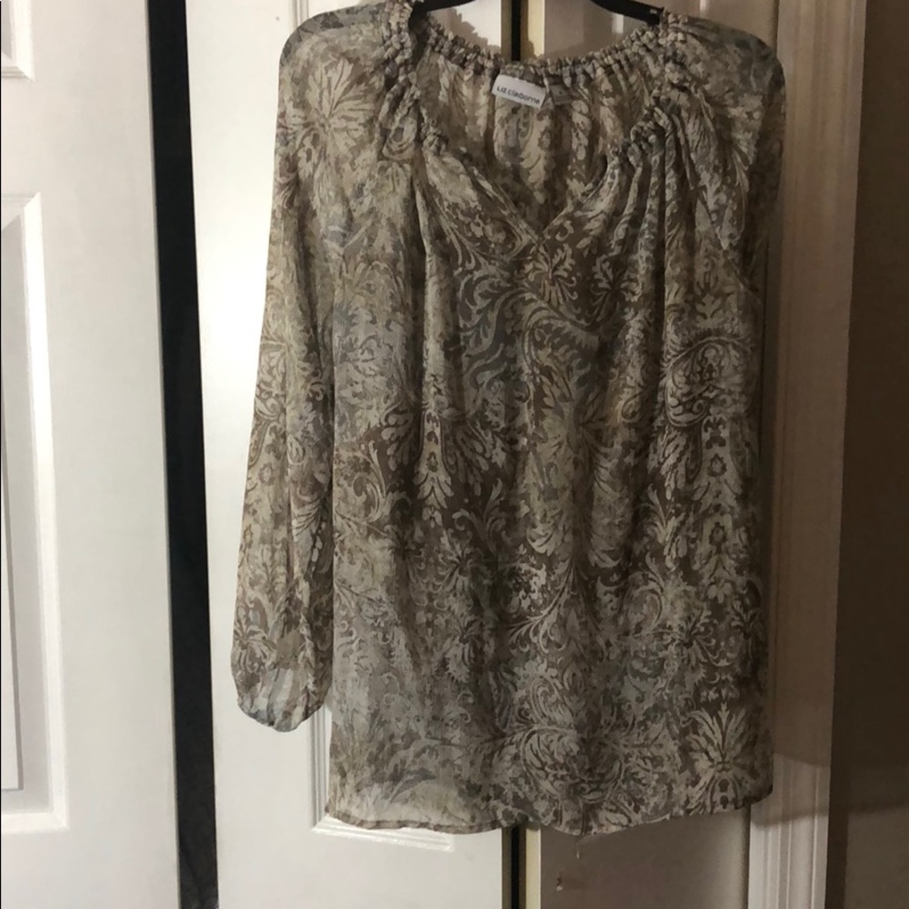 EUC Liz Claiborne blouse with matching tank top
